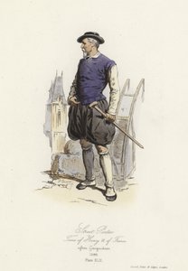 Porteur de rue du temps de Henri III de France - French School