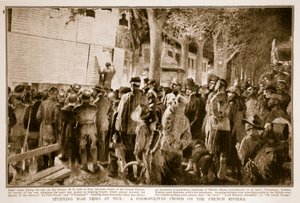 Étudier les nouvelles de la guerre à Nice : Une foule cosmopolite sur la Côte d