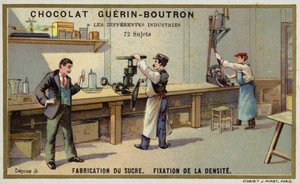Fabrication du sucre. Fixation de la densité - French School