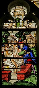 Suzanne se baignant (du Livre de Daniel) - French School