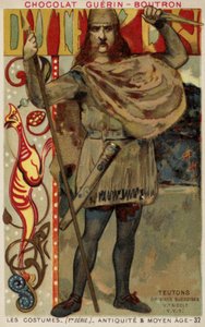 Costume viking suédois, 6e siècle - French School