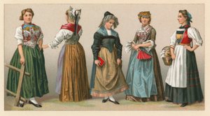 Costume suisse - French School