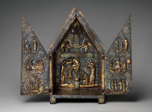 Tabernacle de Cherves, c.1220-30 (cuivre et émail champlevé)