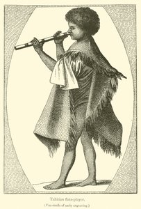 Joueur de flûte tahitien - French School