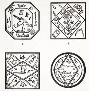 Talismans typiquement utilisés avec des incantations - French School