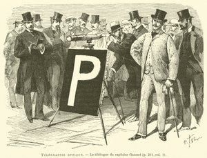 Telegraphie optique, Le telelogue du capitaine Gaumet - French School