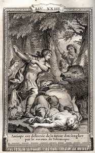 Télémaque délivre Antiope d