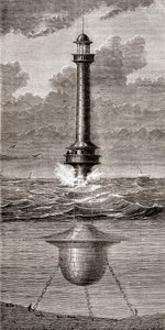 Le phare flottant du 19ème siècle placé à l
