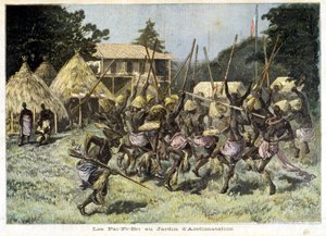 Les Africains Pai-Pi-Bri au Jardin d