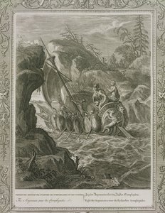 Les Argonautes passent les Symplégades - French School