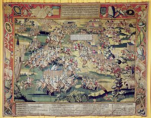 La Bataille de Saint-Denis, 10 novembre 1567, 1570-80 - French School