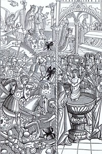 La bataille de Tolbiac et le baptême du roi Clovis, de 