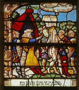 Les Béatitudes : Heureux les cœurs purs : le martyre de Sainte Agnès - French School