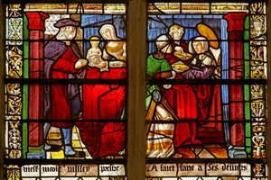 La naissance de la Vierge Marie - French School