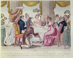La Jarretière de la mariée, vers 1820