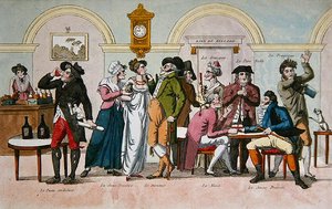 Le Café des Comédiens à Paris, début du XIXe siècle
