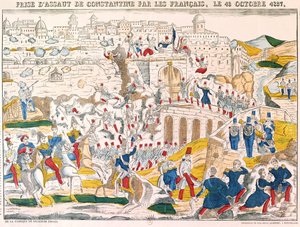 La Capture de Constantine par les Français le 13 octobre 1837 - French School