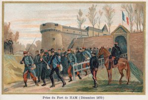 La capture du Château de Ham - French School