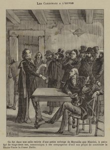 Les Carbonari au travail - French School