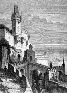 Le château de Cobourg, Bavière