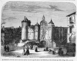Le Châtelet au XVIIIe siècle - French School