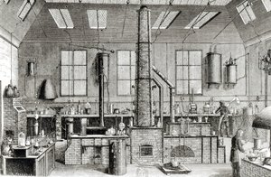 Le laboratoire de chimie d
