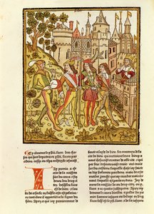 La Cité de Dieu et la Cité de ce Siècle, de La Cité de Dieu, 1486-87 - French School