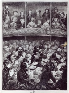 La Claque en action, vers 1830-40