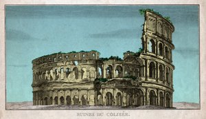 Le Colisée (gravure) - French School