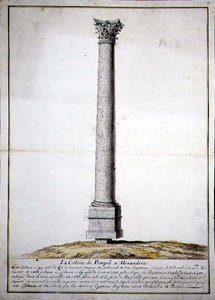 La colonne de Pompée à Alexandrie, c.1700