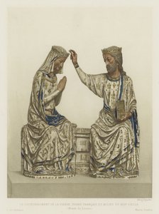 Le Couronnement de la Vierge, ivoire, français, milieu du XIIIe siècle - French School