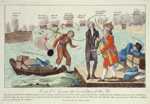 Le Conseil de George III (1738-1820) et la Désolation de William Pitt (1759-1806) le Jeune, 1801