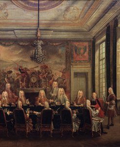 Le Conseil de Régence pour la Minorité de Louis XV - French School