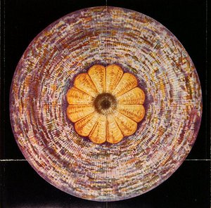 Le chakra couronne, illustration de 