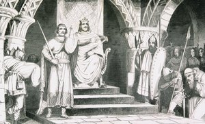 Le Couronnement de Chilpéric II (670-720), de 