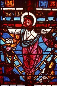 La Crucifixion de Saint Pierre, de la fenêtre de la Crucifixion, 1150-70