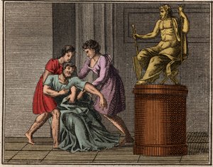 La mort de Démosthène, 384-322 av. J.-C.