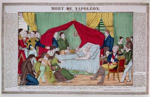 La mort de Napoléon Bonaparte (1769-1821) c.1840