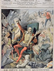 Le Rêve de Don Quichotte, illustration de couverture de Le Petit Journal, 21 mai 1905