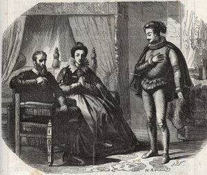 La duchesse de Clèves, Marie von Julich, apprend la dissolution du mariage entre sa fille, Anne de Clèves, et le roi d