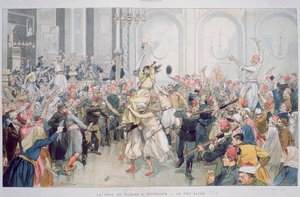 La Procession de Pâques du Feu Sacré à Jérusalem, 1895 - French School