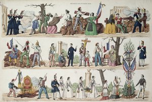 Les événements de février 1848 - French School