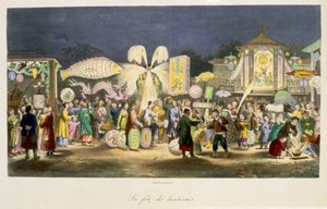 La Fête des Lanternes, pub. par Formentin, 1824-27 - French School