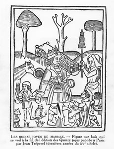Les Quinze Joies du Mariage (gravure) - French School