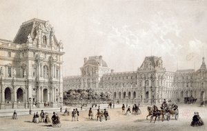Le Louvre achevé - French School