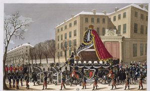 Le cortège funèbre de Louis XVI et Marie-Antoinette, 21 janvier 1815