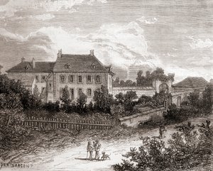 La maison à Gras, près de Chalon-sur-Saône, France où l