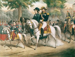 La Famille Impériale à Cheval - French School