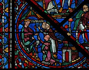 La fenêtre de Joseph : Joseph explique le rêve du Pharaon - French School