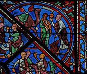La fenêtre de Joseph : son serviteur montre à Benjamin la coupe dans son sac